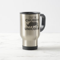 Rhinoceros Save The Chubby Unicorn Rhino Lover
