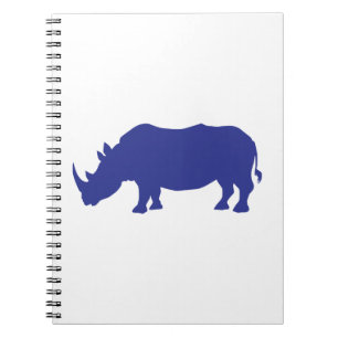 Rhinoceros Silhouette Notebook