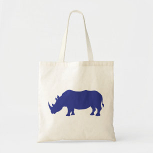 Rhinoceros Silhouette Tote Bag