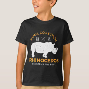 Rhinoceros Unicorns Are Real Funny Animal T-Shirt