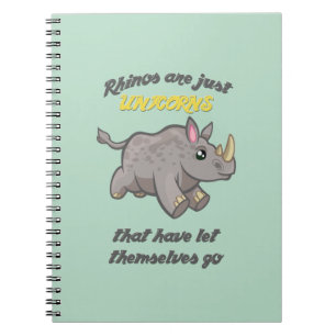 Rhinos are Unicorns Notebook