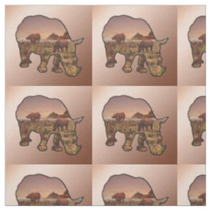 Rhinos In The Valley, Fabric