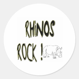 Rhinos Rock ! Autocollant