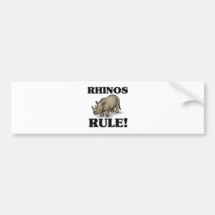 RHINOS Rule! Bumper Sticker