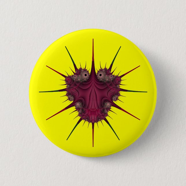Rhizidio Bug 2 Inch Round Button (Front)