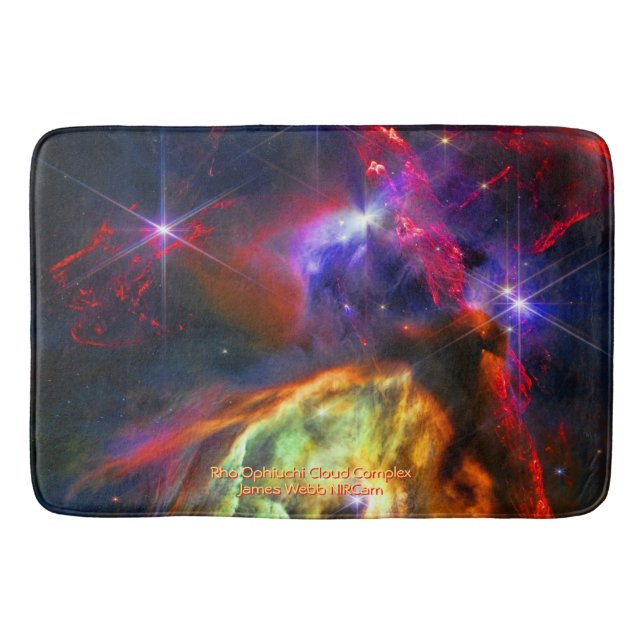 Rho Ophiuchi Cloud Complex - James Webb NIRCam Bath Mat (Front)