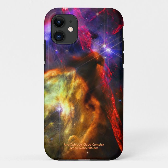 Rho Ophiuchi Cloud Complex - James Webb NIRCam Case-Mate iPhone Case (Back)