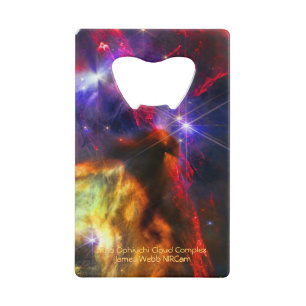 Rho Ophiuchi Cloud Complex - James Webb NIRCam Credit Card Bottle Opener