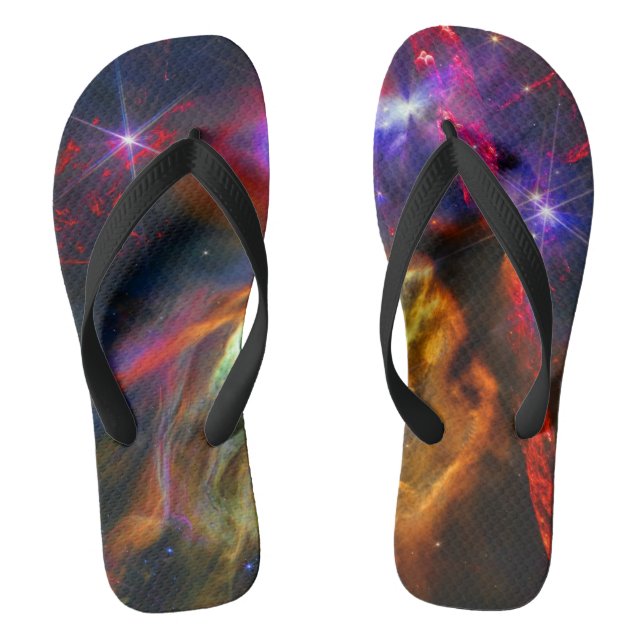 Rho Ophiuchi Cloud Complex - James Webb NIRCam Flip Flops (Footbed)