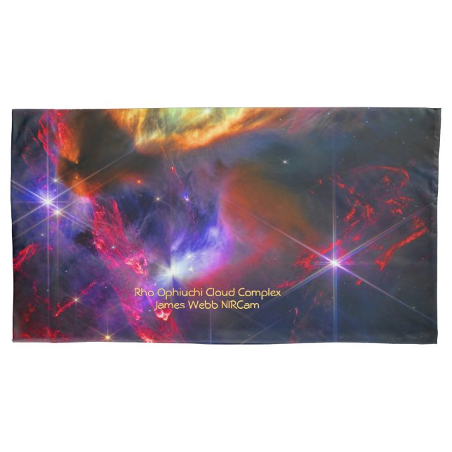 Rho Ophiuchi Cloud Complex - James Webb NIRCam Pillowcase (Front)