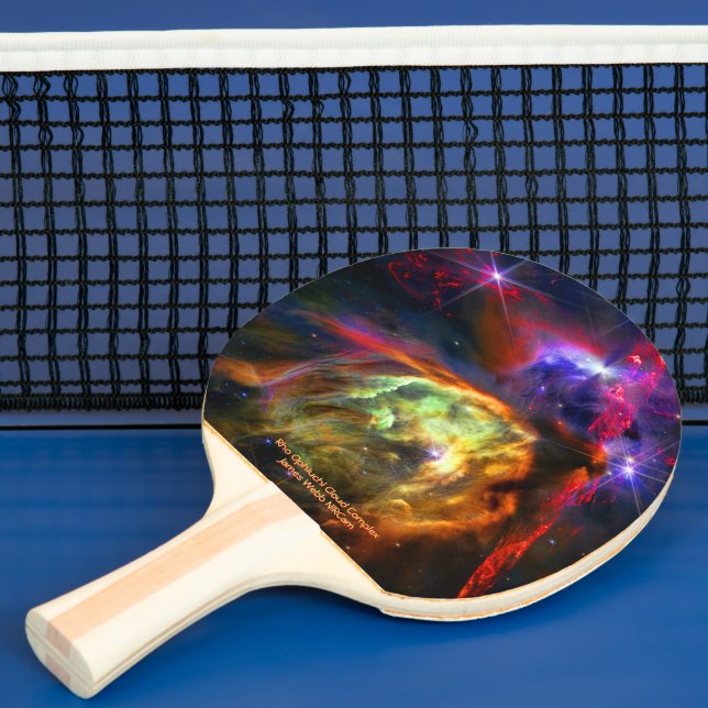 Rho Ophiuchi Cloud Complex - James Webb NIRCam Ping Pong Paddle (Insitu)