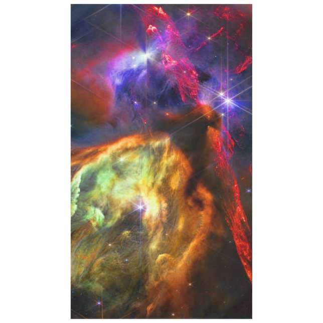 Rho Ophiuchi Cloud Complex - James Webb NIRCam Tablecloth (Front)