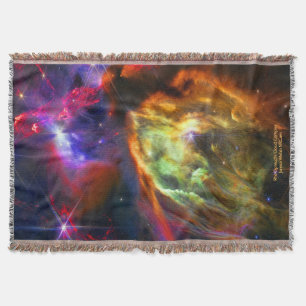 Rho Ophiuchi Cloud Complex - James Webb NIRCam Throw Blanket