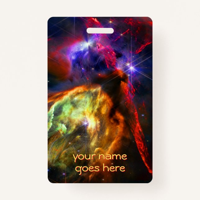 Rho Ophiuchi Cloud Complex, James Webb Space Photo Badge (Front)