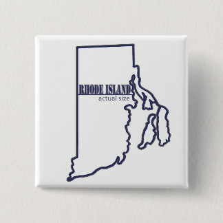 Rhode Island 2 Inch Square Button