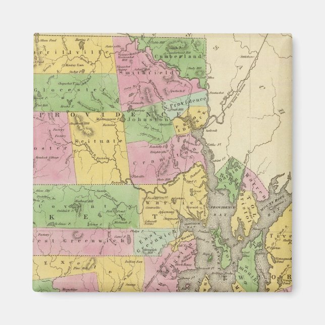 Rhode Island 3 Magnet (Front)