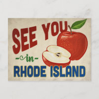 Rhode Island Apple - Vintage Travel