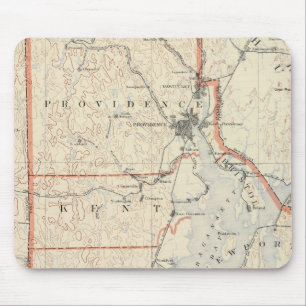 Rhode Island atlas 2 Mouse Pad