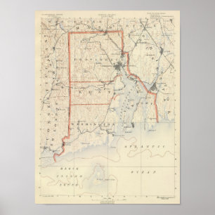 Rhode Island atlas 2 Poster