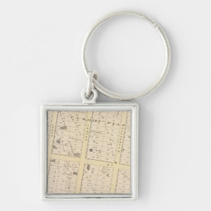 Rhode Island Atlas Map Keychain