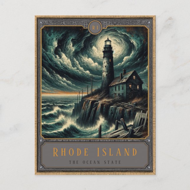 Rhode Island | Carte postale Art gothique (Devant)