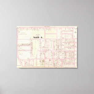 Rhode Island Catholic Orphan Asylum Atlas Map Canvas Print