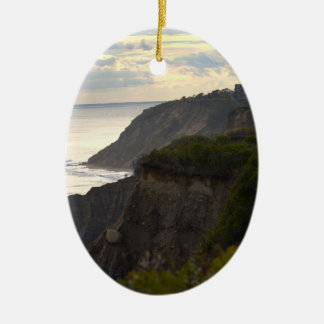 Rhode Island Cliffs at Sunset Ornament 
