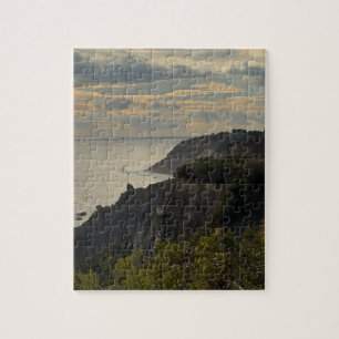 Rhode Island Cliffside Sunset Puzzle