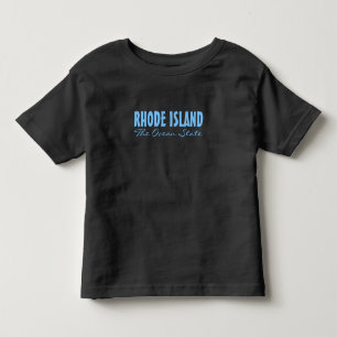 RHODE ISLAND custom text clothing Toddler T-shirt