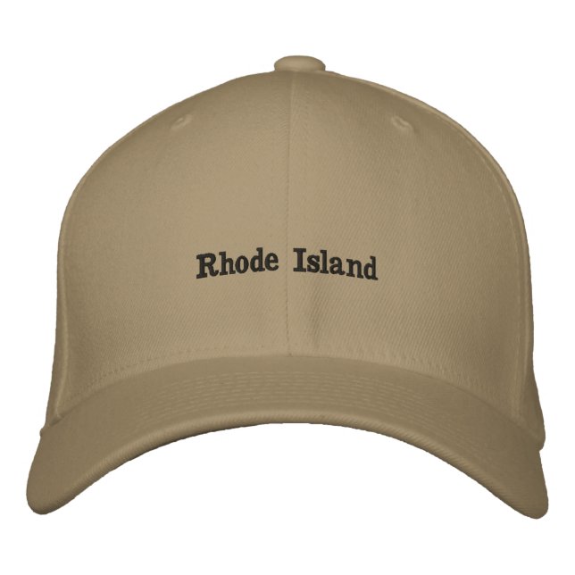 Rhode Island Embroidered Hat (Front)
