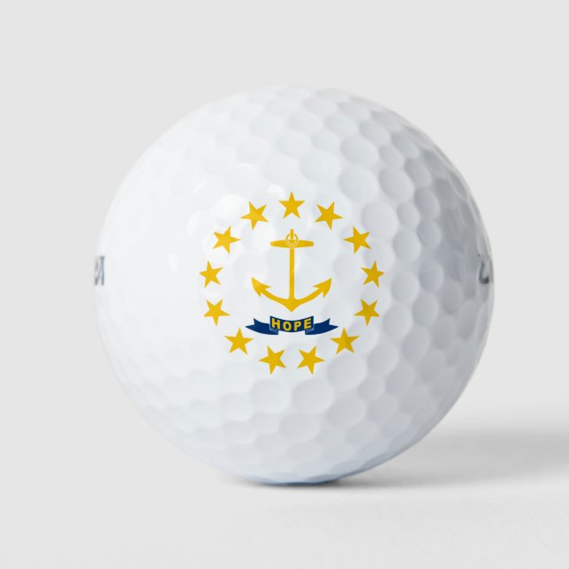 RHODE ISLAND FLAG GOLF BALLS (Front)