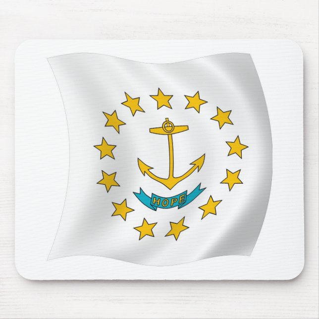 Rhode Island Flag Mousepad (Front)