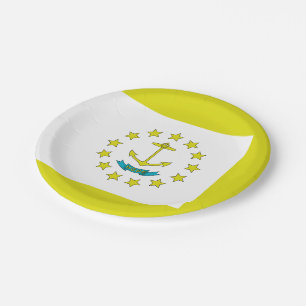Rhode Island flag Paper Plate
