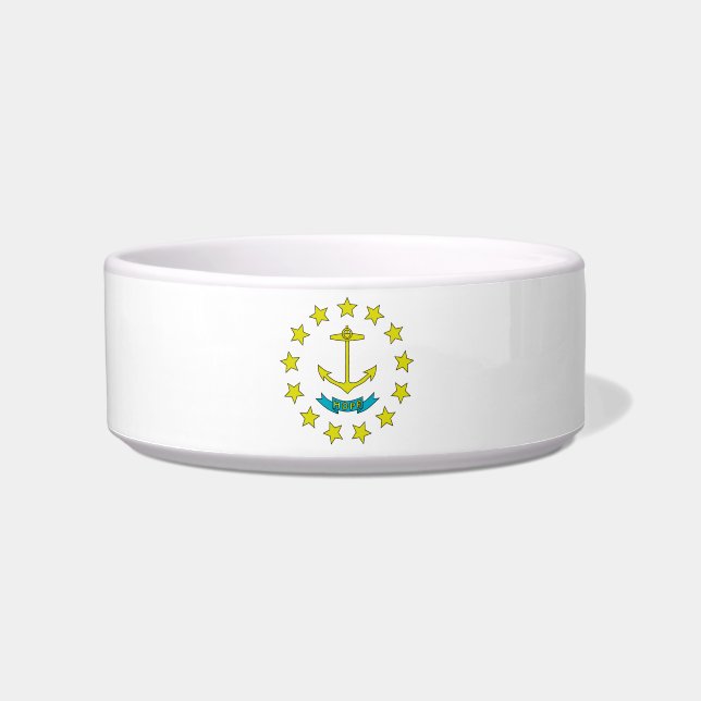 Rhode Island flag-seal Bowl (Front)