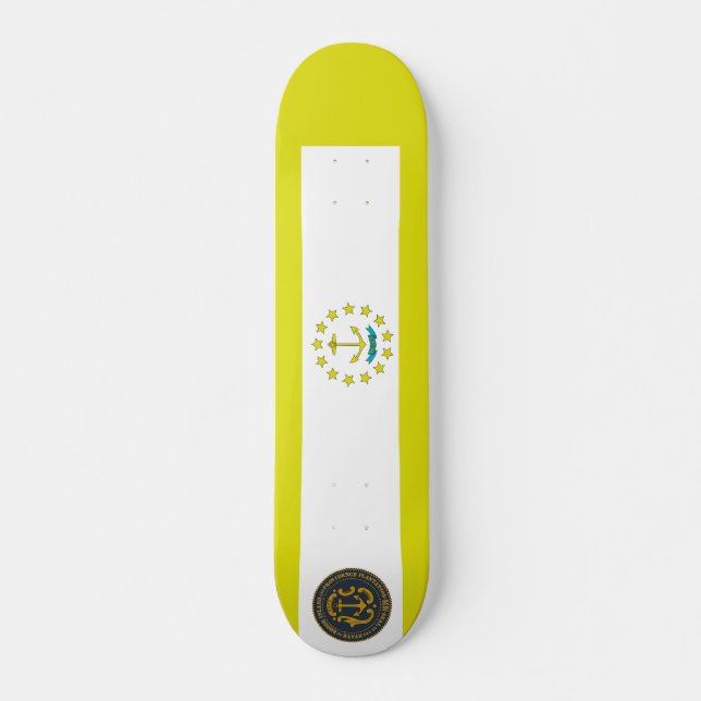 Rhode Island flag Skateboard (Front)