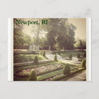 Rhode Island Gardens Postcard