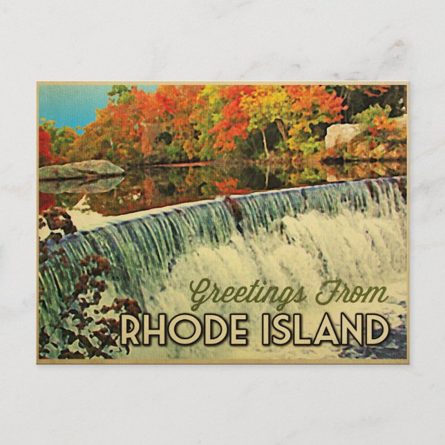 Rhode Island Greetings Postcard (Front)
