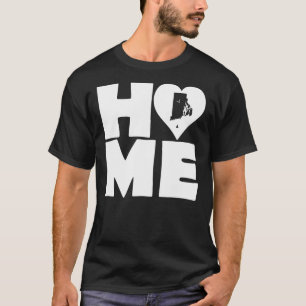 Rhode Island Home Heart State Tees T-Shirt