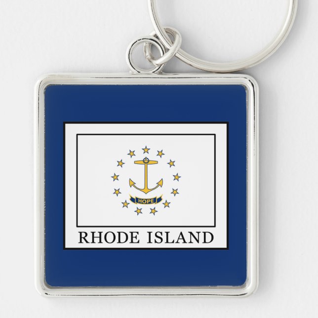 Rhode Island Keychain (Front)