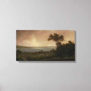 Rhode Island Landscape by Martin Johnson Heade Canvas Print