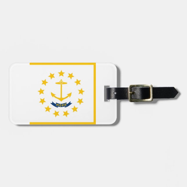 Rhode Island Luggage Tag (Front Horizontal)