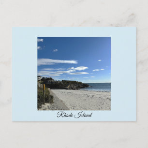 Rhode Island Ocean Cliffside Postcard