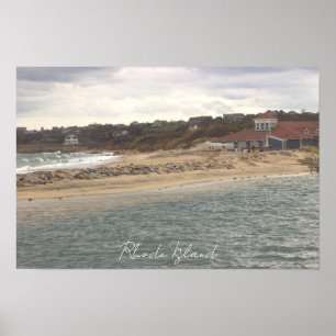 Rhode Island Ocean Waterscape Poster