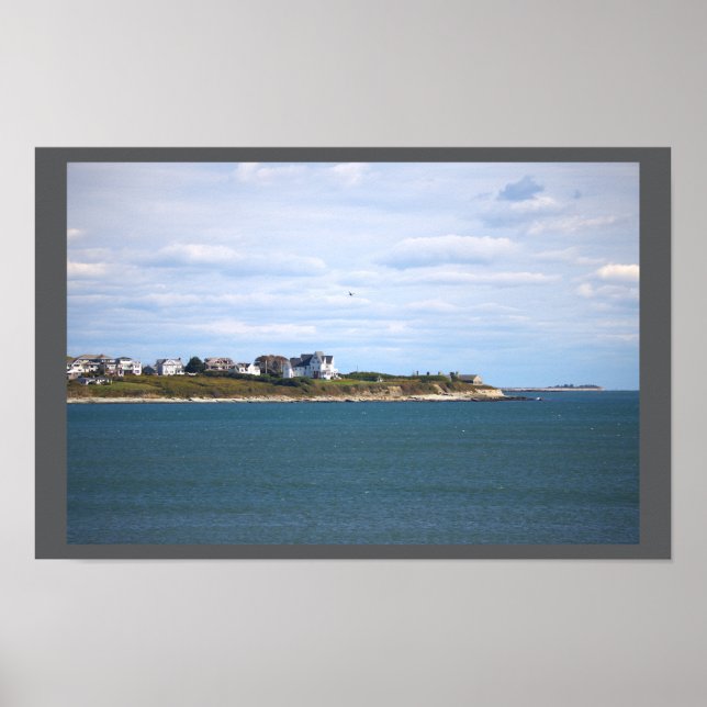 Rhode Island Ocean Waterscape Poster (Devant)