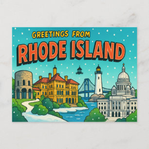 RHODE ISLAND Postcard