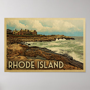 Rhode Island Poster Vintage Travel Poster