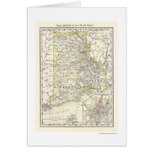 Rhode Island Railroad Map 1875