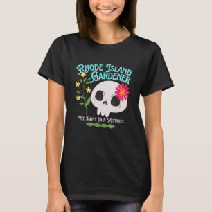 Rhode Island Ri State Rebellious Gardener Cute Sku T-Shirt