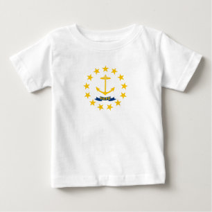 Rhode Island State Flag Baby T-Shirt