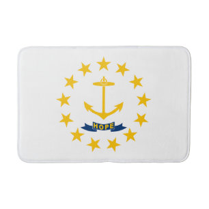 Rhode Island State Flag Bath Mat
